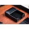 Dacasso Black Bonded Leather 4" x 6" Memo Holder AG-1409 - alternate 5